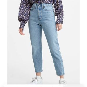 Levi’s Wedgie Fit Ankle jeans denim pants straight leg light blue